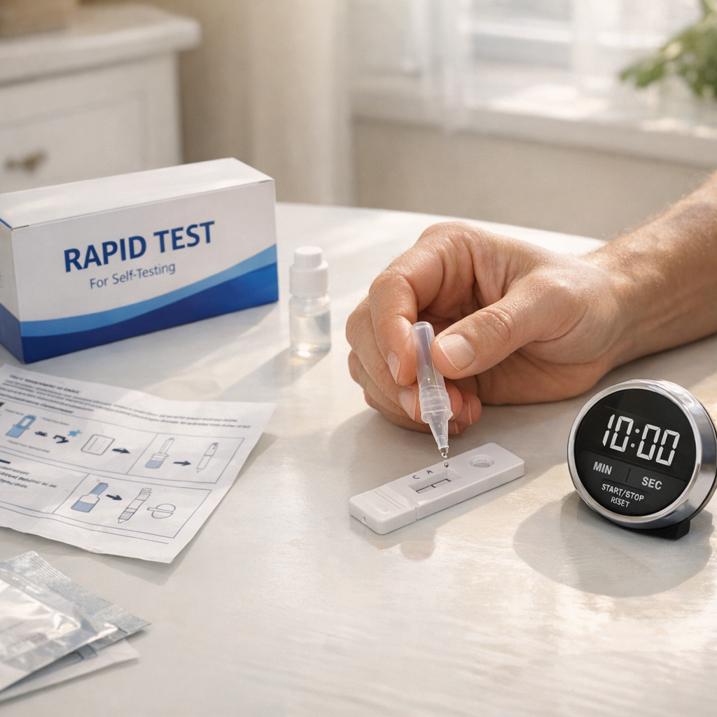 Как пользоваться экспресс-тестом дома — Пошаговая инструкция